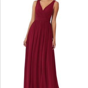 NWT Azazie Kora Bridesmaid dress in Burgundy